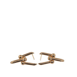 Tiffany HardWear Large Link Earrings 68533678 K18PG Pink Gold Women's TIFFANY&Co.
