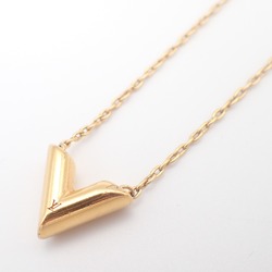 LOUIS VUITTON M00857 Essential V Necklace Gold Women's