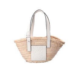 LOEWE Small Basket Bag Tote Natural White Women's