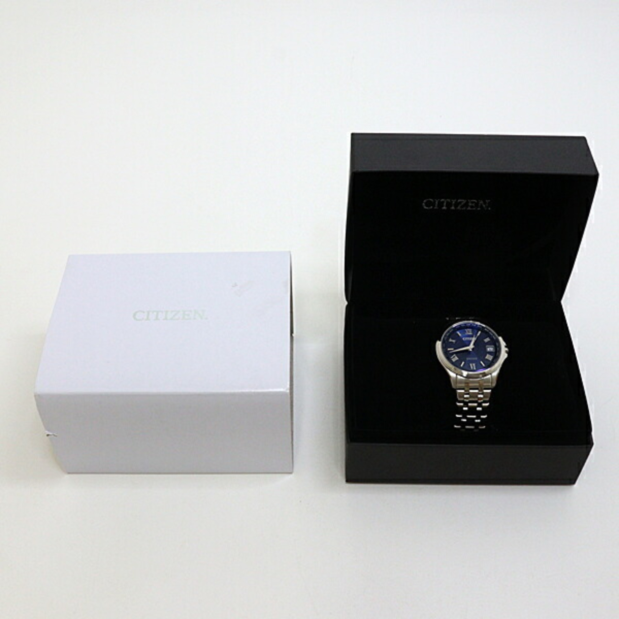 CITIZEN Men's Watch Exceed CB1080-52L Light-Powered Eco-Drive Blue Dial