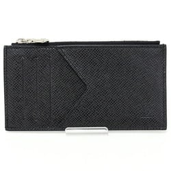 LOUIS VUITTON Coin Card Holder Case Taiga Leather M62914 Black