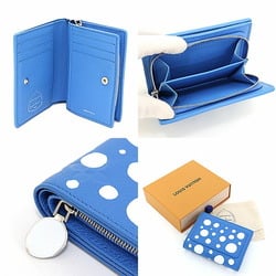 Louis Vuitton LV×YK Portefeuille K Infinity Dot Blue Blanc M82104 Yayoi Kusama