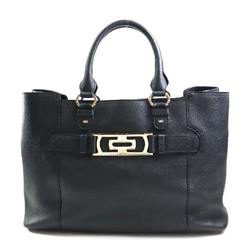 BVLGARI handbag leather black unisex h30256g