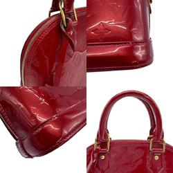 Louis Vuitton LOUIS VUITTON Handbag Shoulder Bag Monogram Vernis Alma BB Pomme d'Amour Women's M91606 z0676
