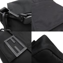 FENDI Shoulder Bag Handbag Baguette Nylon Black Men's w0191a