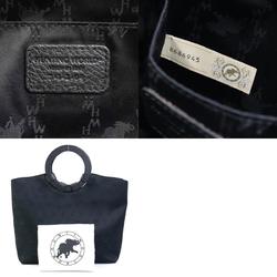 HUNTING WORLD Handbag Canvas Black Women's h30258f