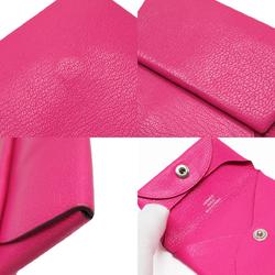 Hermes HERMES coin case wallet Bastia leather pink ladies w0222i
