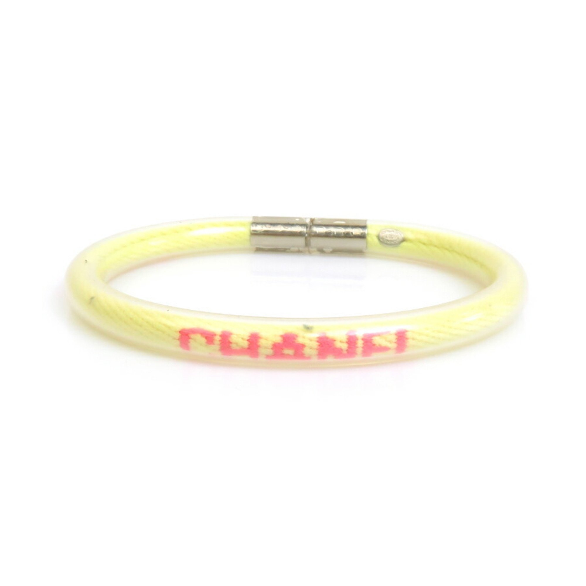 CHANEL Bracelet PVC Yellow Women's h30273f