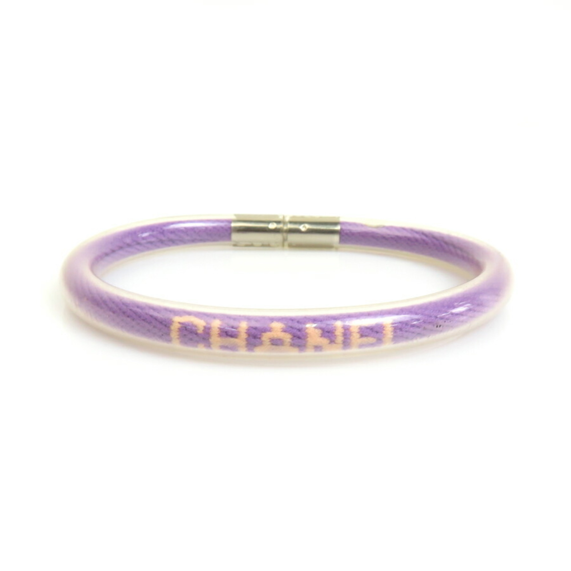 CHANEL Bracelet PVC Purple Women's h30272f