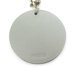 Hermes HERMES Charm Rabbit Leather Grey Unisex h30274f