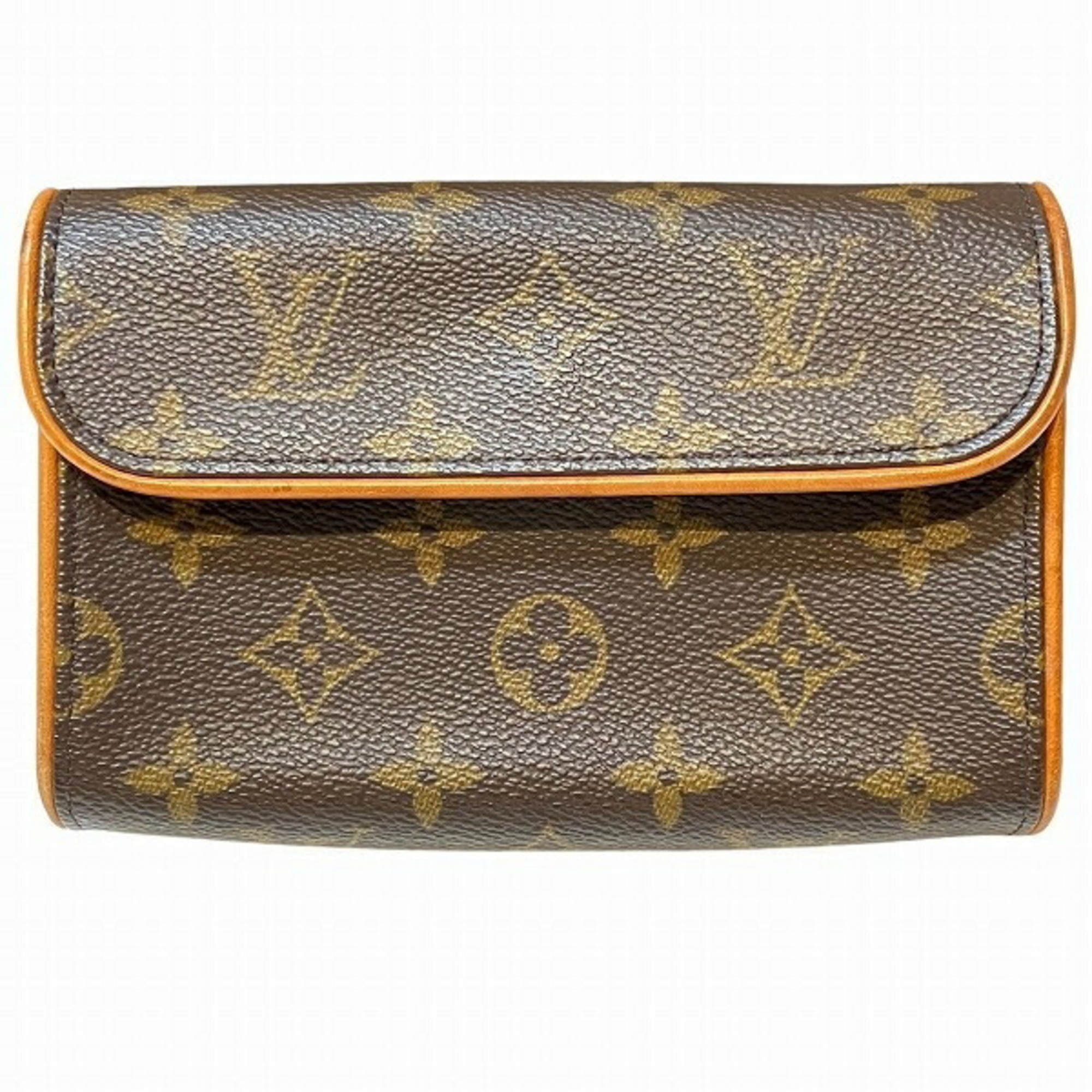 Louis Vuitton Monogram Pochette Florentine M51855 Bag Waist Pouch Women's