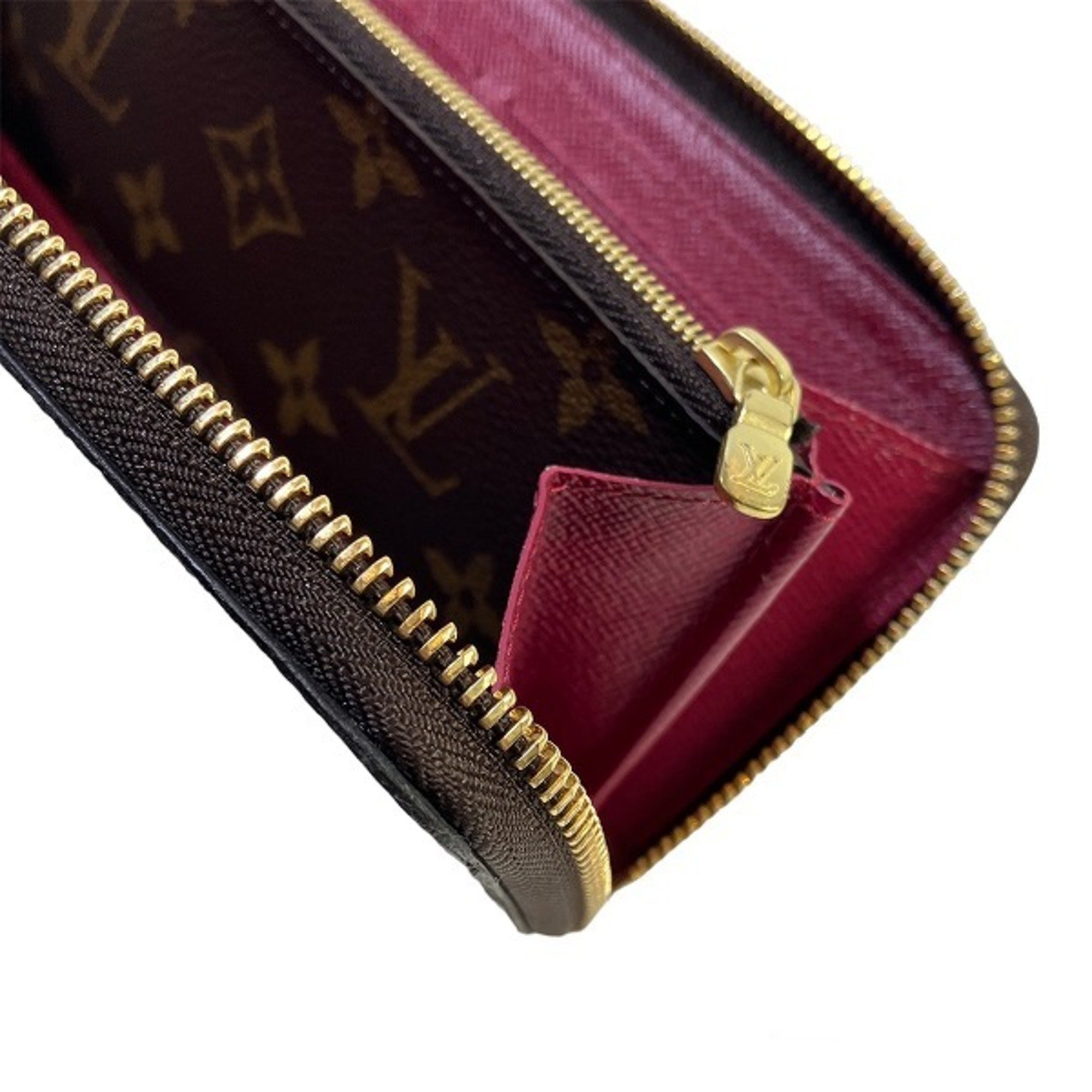 Louis Vuitton Monogram Portefeuille Clemence M60742 Long Wallet for Women