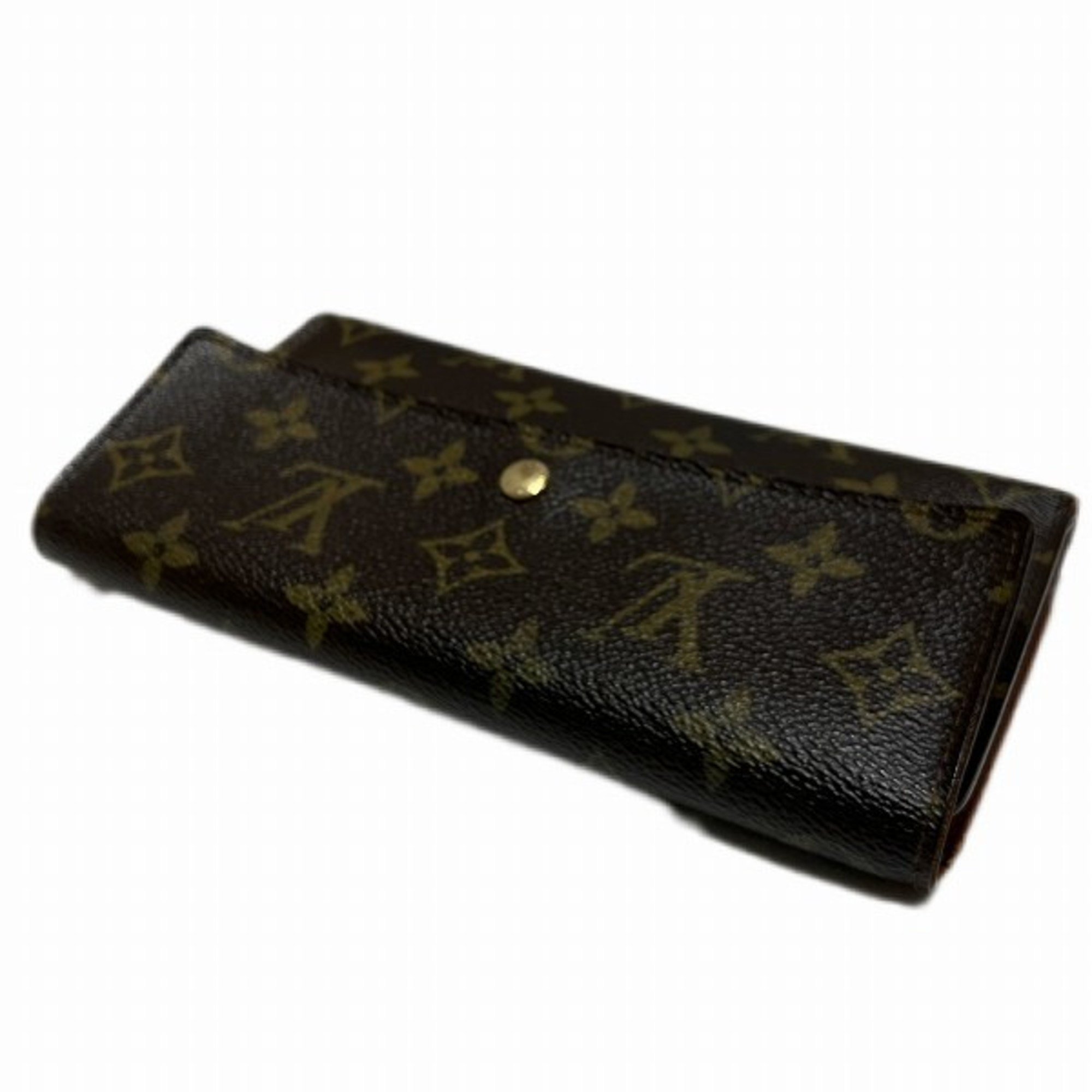 Louis Vuitton Monogram Porte Tresor International M61215 Long Wallet Bi-fold for Men and Women