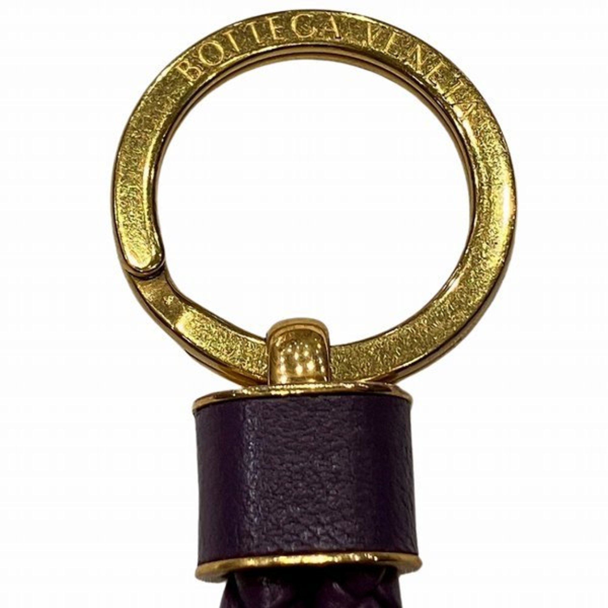 Bottega Veneta Intrecciato 651820 V0HW1 Leather Key Ring, Accessory, Holder, Men's, Women's