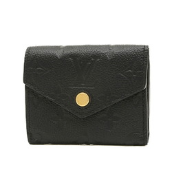 Louis Vuitton Empreinte Porte Carte Zoe Tri-fold Compact Wallet Noir M62935