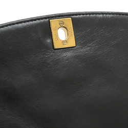 Chanel Matelasse Diana Single Chain Shoulder Bag in Lambskin Black