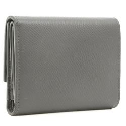Celine Small Trifold Wallet Tri-fold Leather Grey 10B573BEL