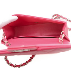 Chanel Matelasse 20 Chain Shoulder Bag Lambskin Pink A69900