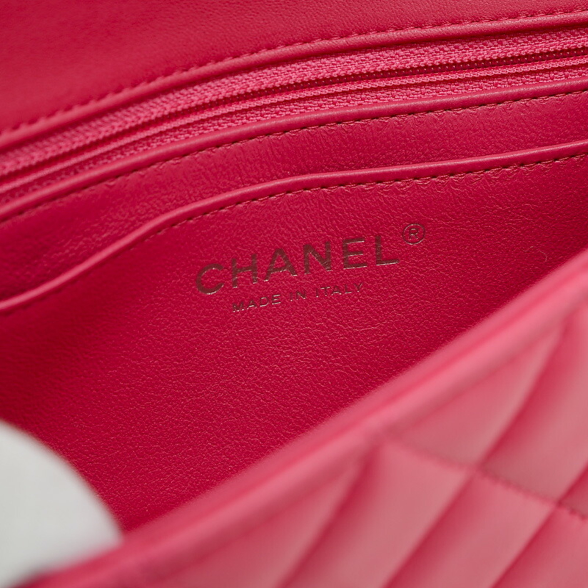 Chanel Matelasse 20 Chain Shoulder Bag Lambskin Pink A69900