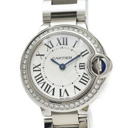 Cartier Ballon Bleu de Ladies' Diamond Watch, Silver Dial, Quartz W4BB0015