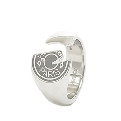 Hermes Carrousel Ring Silver Grey #T60