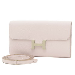 Hermes Constance To-Go Wallet Epson Mauve Pale B Stamp