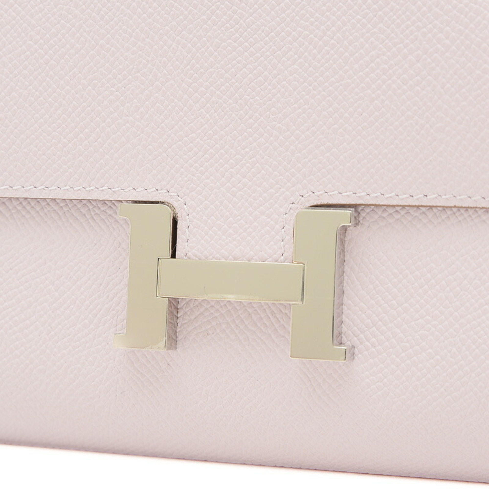 Hermes Constance To-Go Wallet Epson Mauve Pale B Stamp