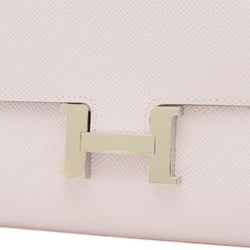 Hermes Constance To-Go Wallet Epson Mauve Pale B Stamp