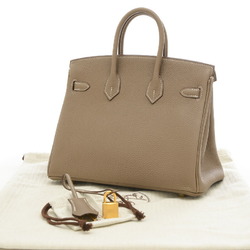 Hermes Birkin 25 Handbag Togo Etoupe B Stamp