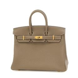 Hermes Birkin 25 Handbag Togo Etoupe B Stamp