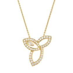 Harry Winston Lily Cluster Pendant Necklace Diamond K18YG