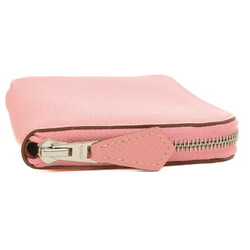 Hermes Azap Round Wallet Epson Rose Confetti Y Stamp