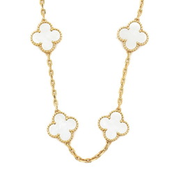 Van Cleef & Arpels Alhambra Long Necklace 20P Mother of Pearl K18YG