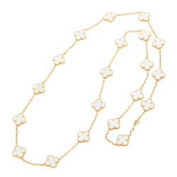 Van Cleef & Arpels Alhambra Long Necklace 20P Mother of Pearl K18YG