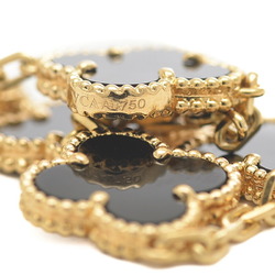 Van Cleef & Arpels Alhambra Bracelet Onyx K18YG VCAR1300