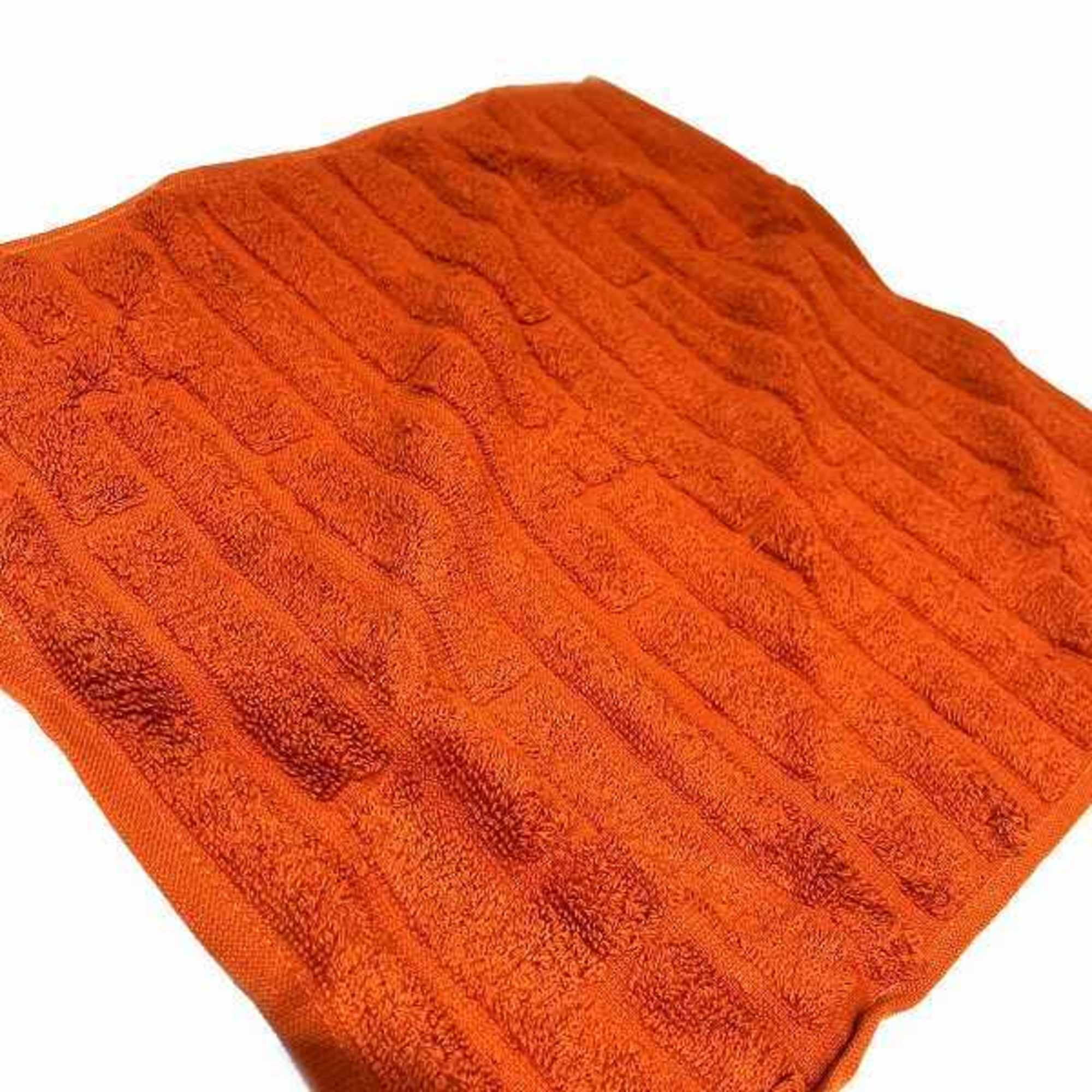 Hermes Carre Towel Stairs Orange Accessory Hand Men Women