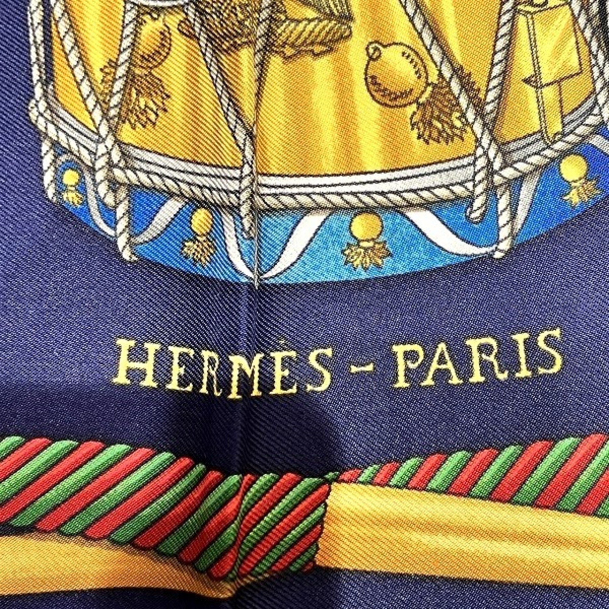 Hermes Carré 90 Tambour Drum Accessories Scarf Women's