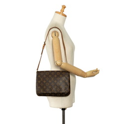 Louis Vuitton Monogram Musette Tango Short Shoulder Bag M51257 Brown PVC Leather Women's LOUIS VUITTON