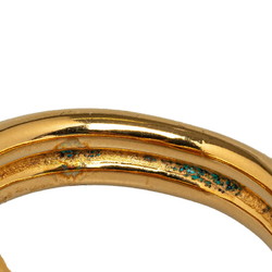 Hermes Atame Scarf Ring Gold Plated Women's HERMES