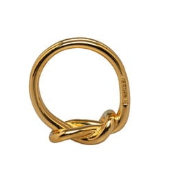 Hermes Atame Scarf Ring Gold Plated Women's HERMES