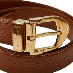 Louis Vuitton Epi Santur Classic Belt 34/85 R15008 Kenya Brown Leather Men's LOUIS VUITTON