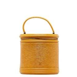 Louis Vuitton Epi Cannes Handbag Vanity Bag M48039 Tassili Yellow Leather Women's LOUIS VUITTON