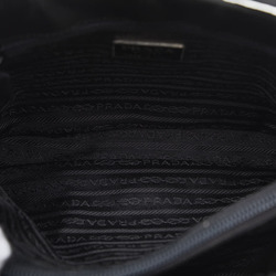 Prada Triangle Plate Tote Bag Shoulder B6243 Black Nylon Women's PRADA