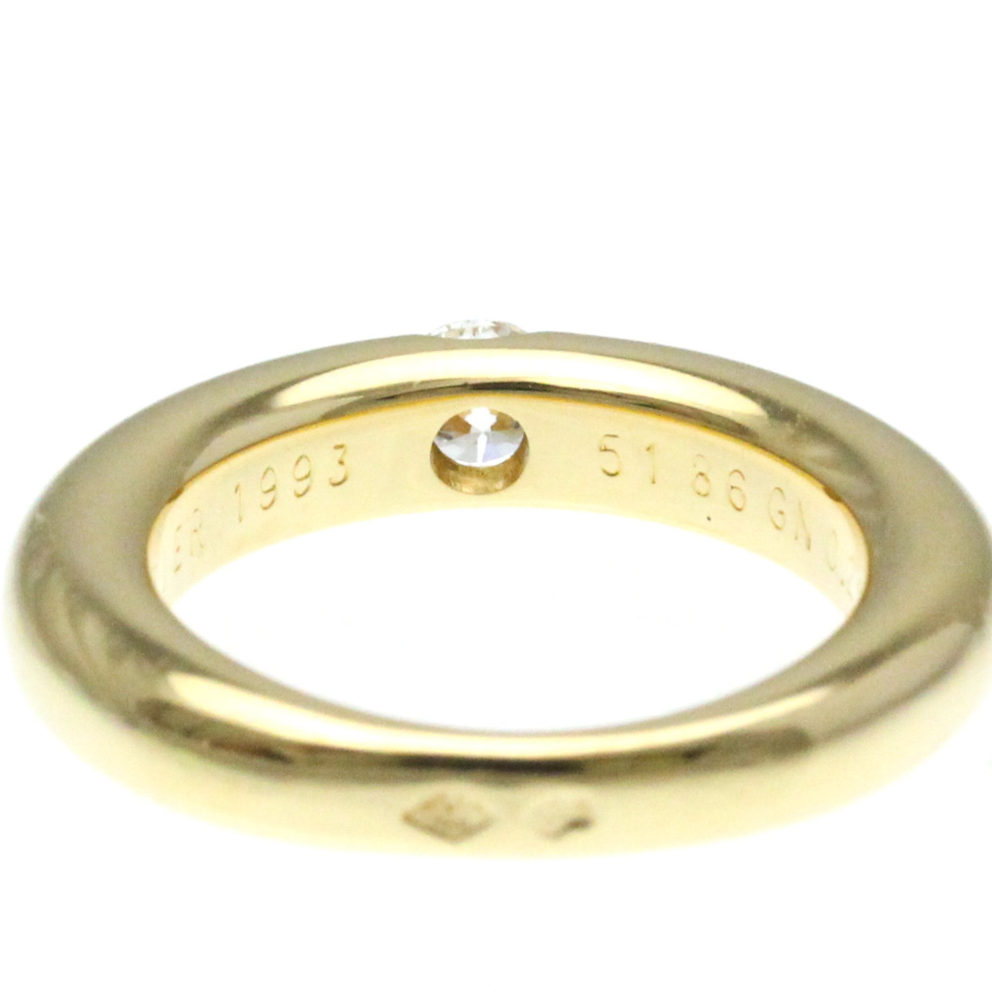 Cartier Ellipse Ring Yellow Gold (18K) Fashion Diamond Band Ring Carat/0.25 Gold