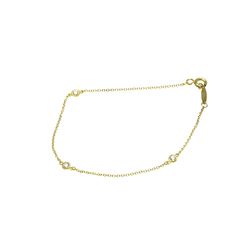 Tiffany By The Yard 3PD Bracelet Yellow Gold (18K) Diamond Charm Bracelet