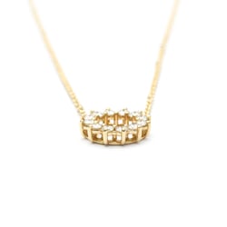 Tiffany Open Circle Necklace Pink Gold (18K) Diamond Men,Women Fashion Pendant Necklace (Pink Gold)