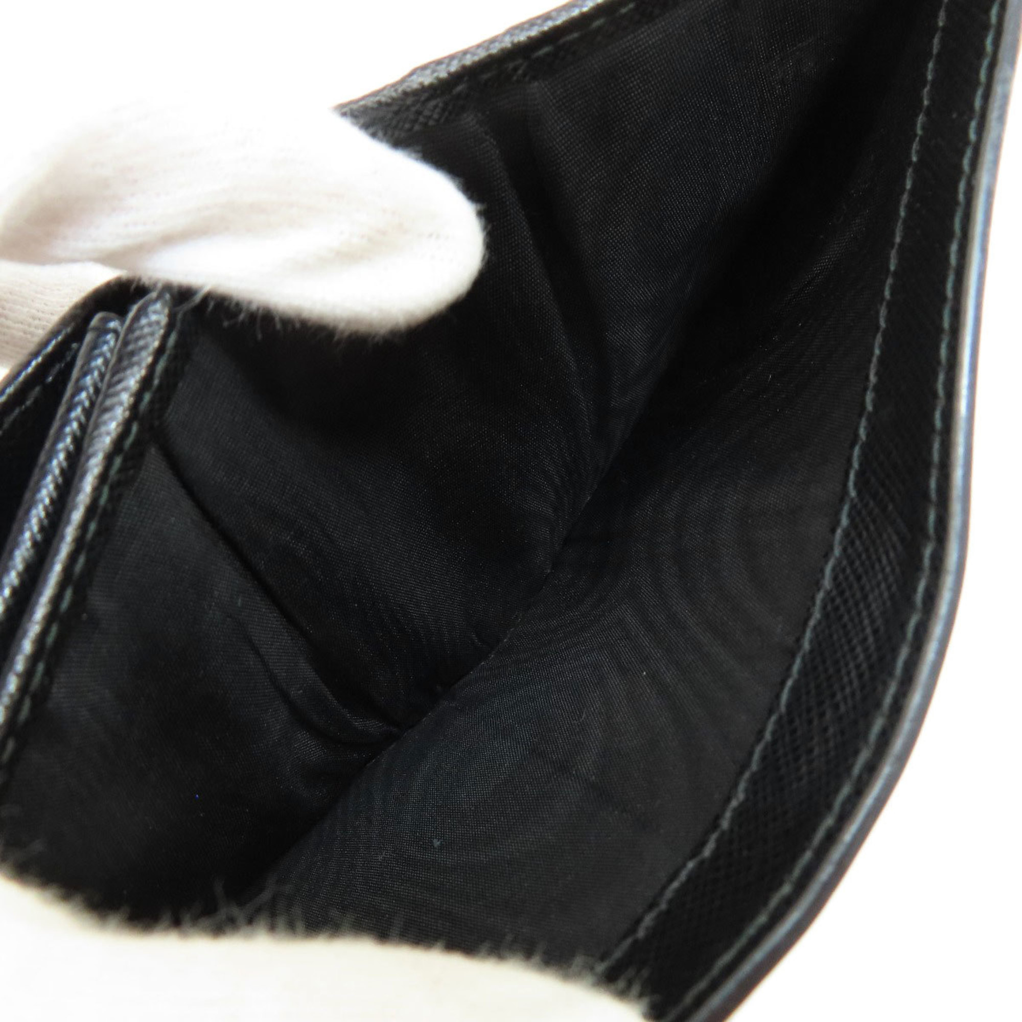 PRADA Leather Bi-fold Wallet for Women