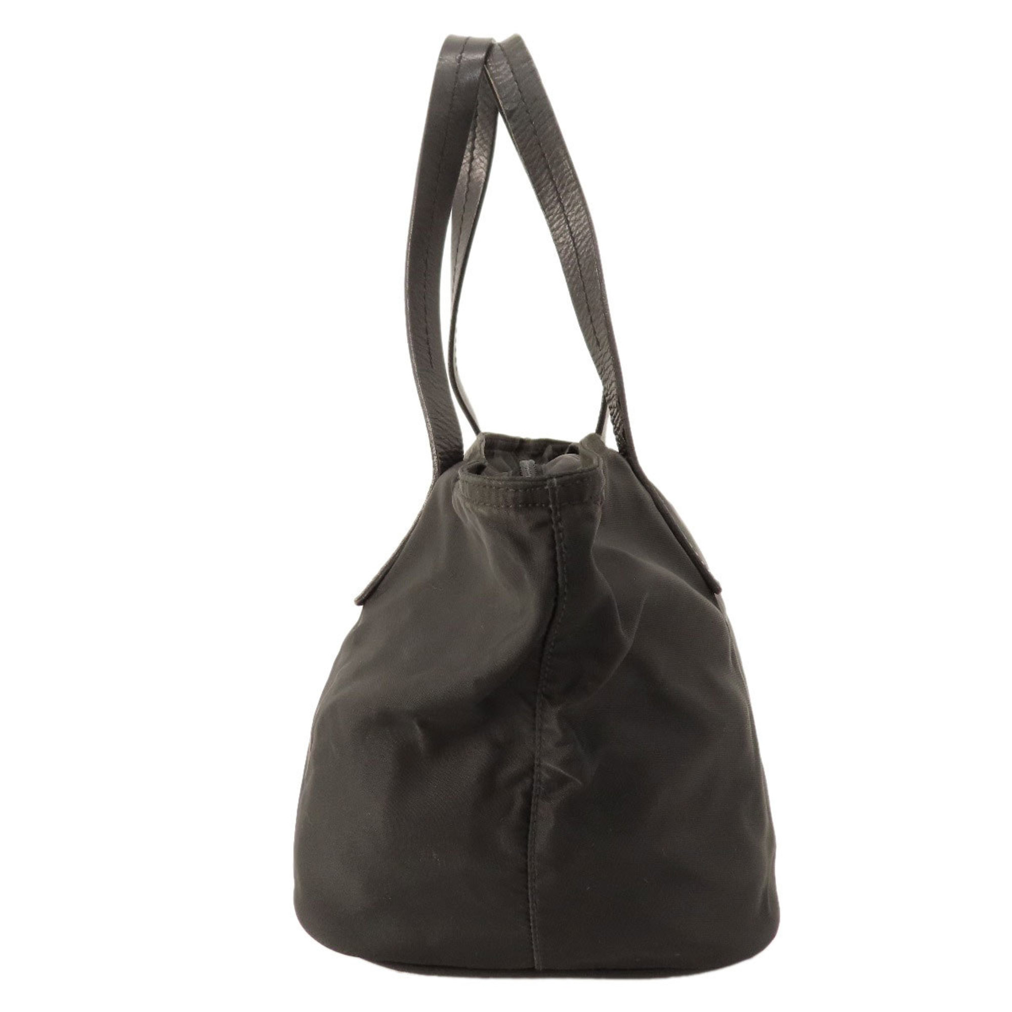 Prada metal fittings handbag nylon material women's PRADA