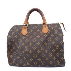 Louis Vuitton Handbag Monogram Speedy 30 M41108 Brown Ladies