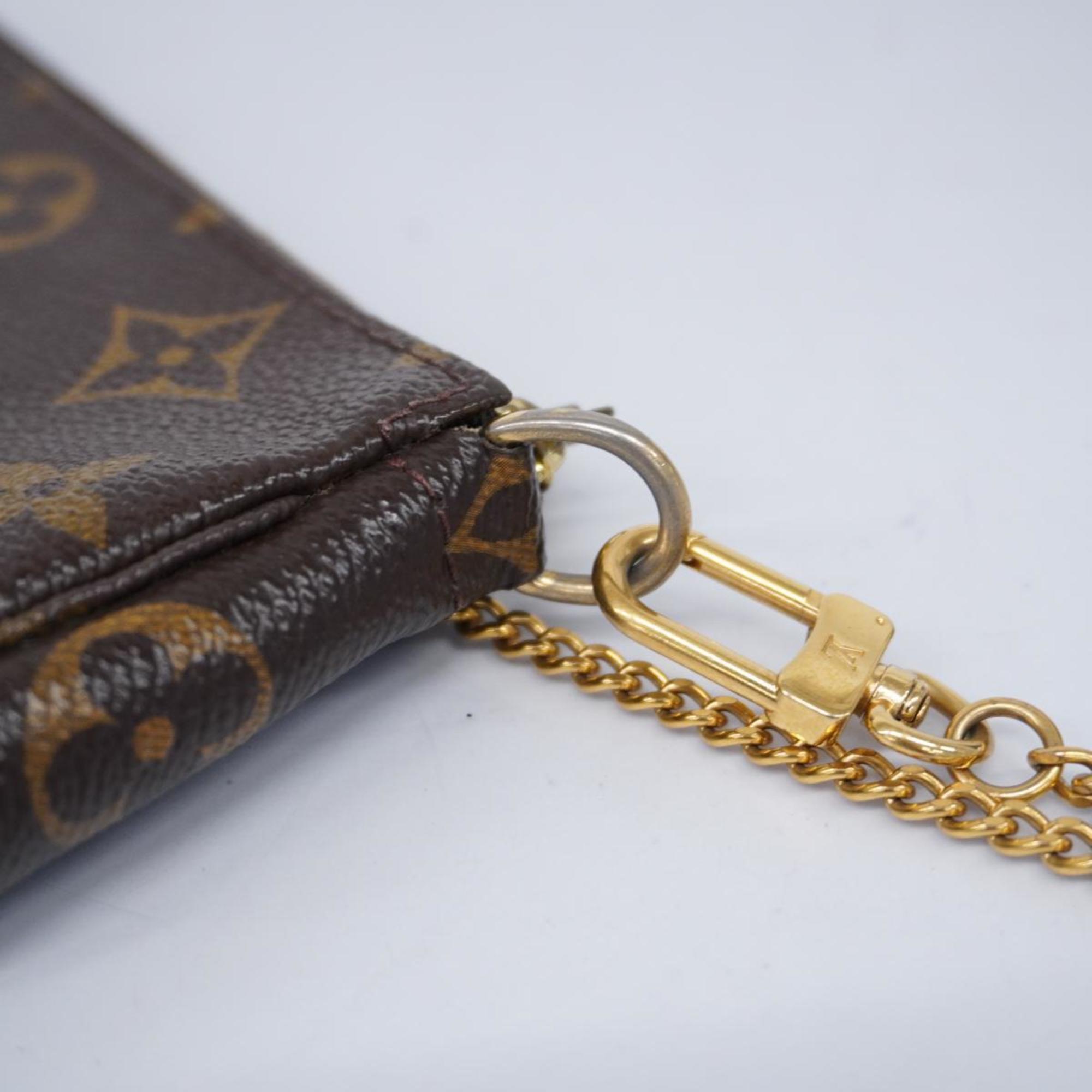 Louis Vuitton Pouch Monogram T&B Pochette Accessoires M60153 Brown Women's